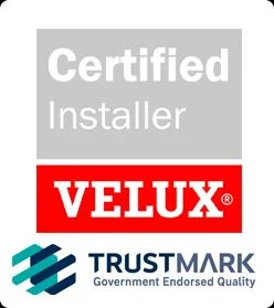 Velux Certified Installer badge — TrustMark Government Endorsed Quality
